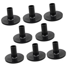 8pcs Long Cymbal Sleeves with Flange Base for Percussion Drum Set Part