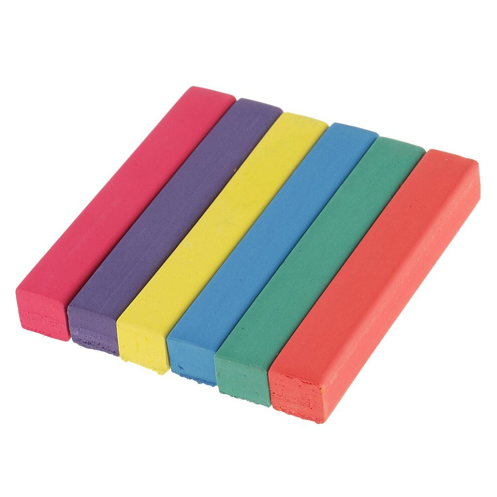 6pcs Colorful Temporary Non-toxic Hair Dye Chalks DIY Hair Tint Pastel