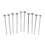 10 Pieces 1/8" Thin Disc Type Shaft Diamond Engraving Burrs Bits Diam. 2