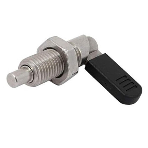 1x Indexing Plunger L Type Stainless Locking Bolts Fine Thread Silver