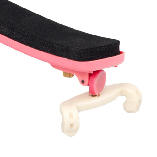 Adjustable Violin Shoulder Rest for 4/4 3/4 Size Violins Pink 2