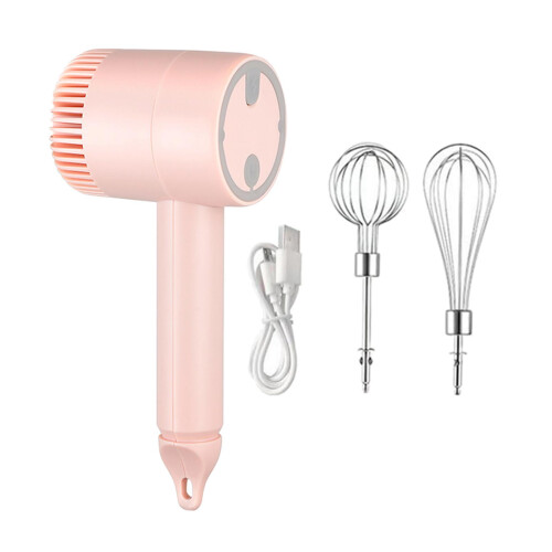 Mini Hand Mixer USB Rechargeable Compact Portable for Cappuccino Cake