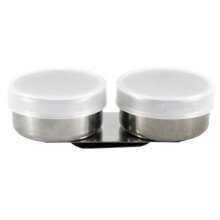 Artists Stainless Steel Double Dipper Palette Clip for Painting Withou