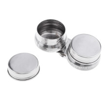Artists Stainless Steel Double Dipper Palette Clip for Painting With L