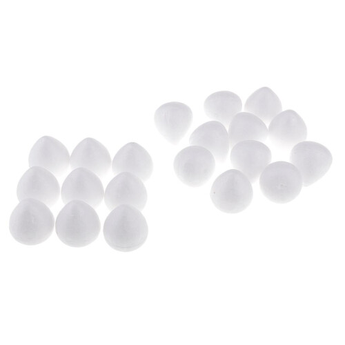20 Pieces Polystyrene Styrofoam Foam Craft Drop DIY Decoration Modelin