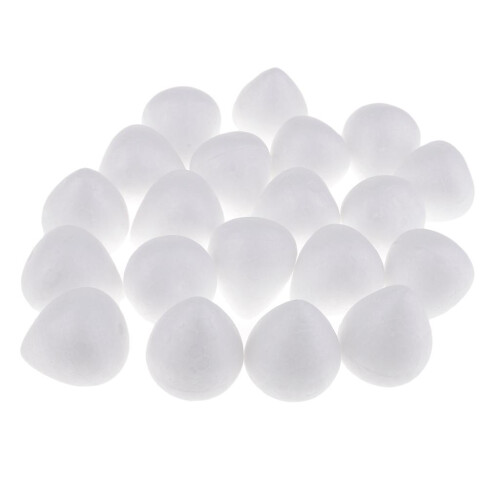 20 Pieces Polystyrene Styrofoam Foam Craft Drop DIY Decoration Modelin 1