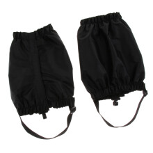 Outdoor Waterproof Ankle Walking Gaiters Boots Snow Leg Guard Black