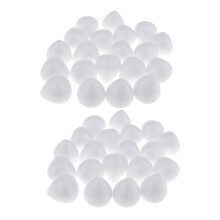 40 Pieces Polystyrene Styrofoam Foam Craft Drop DIY Decoration Modelin