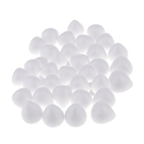 40 Pieces Polystyrene Styrofoam Foam Craft Drop DIY Decoration Modelin 2