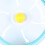 Plastic Running Disc Spinner Hamster Exercise Wheel Blue 17.5cm 3