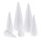 6x 7/11/15cm Styrofoam Foam Cones Polystyrene for Crafts DIY Projects 1