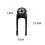 Wheelchair Front Fork Accessories for Wheelchairs Front Castor Wheels 2