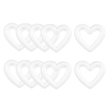 Polystyrene Styrofoam Foam Craft Heart Love For DIY Art Painting 13.5C
