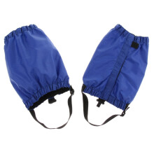 Outdoor Waterproof Ankle Walking Gaiters Boots Snow Leg Guard Blue