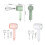 Mini Hand Mixer USB Rechargeable Compact Portable for Cappuccino Cake 2
