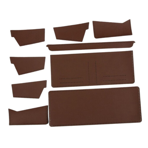 DIY  Purse Kit  Blanks Set Wallet Purse Making Brown 1