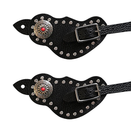 2x Spur Strap with Buckle Equestrian Spur Strap Durable for Training H 2