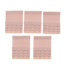 5Pack Womens Bra Extender 4 Hook 3 Rows Bra Extension Underwear Straps