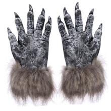 Halloween Wolf Gloves Werewolf Costume Gift Fingernails Accessories Un
