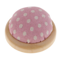 Wood Base Needle Pin Cushion Needle Holder for Sewing Craft Stitching