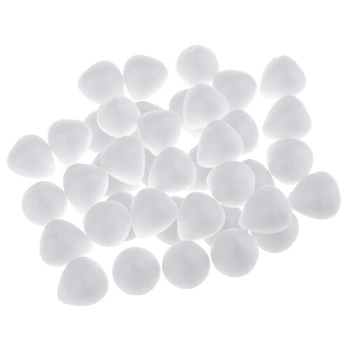 40 Pieces Polystyrene Styrofoam Foam Craft Drop DIY Decoration Modelin 1