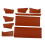 DIY  Purse Kit  Blanks Set Wallet Purse Making Orange 1