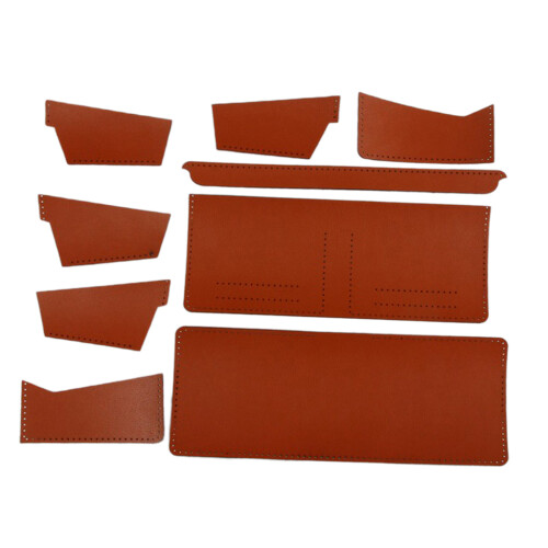 DIY  Purse Kit  Blanks Set Wallet Purse Making Orange