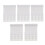 5Pack Womens Bra Extender 4 Hook 3 Rows Bra Extension Underwear Straps 1