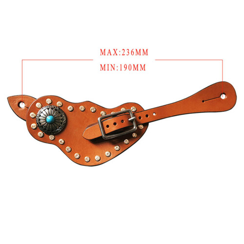 2x Spur Strap with Buckle Equestrian Spur Strap Durable for Training H 1