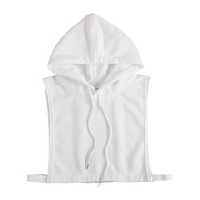 Women False Collar Clothes Cotton Fake Collar with Hat for Winter Autu