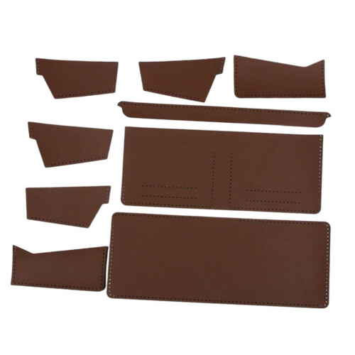 DIY  Purse Kit  Blanks Set Wallet Purse Making Brown 2
