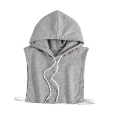 Women False Collar Clothes Cotton Fake Collar with Hat for Winter Autu