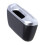 Car Trash Can with Lid Hanging Auto Waste Silver 1