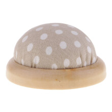 Wood Base Needle Pin Cushion Needle Holder for Sewing Craft Stitching