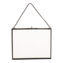 Double Side Hanging Photo Picture Frame Plant Specimen Frame B 16x14cm