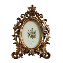 Retro Picture Frame Vintage 8x6'' 5x7'' Photo Holder Oval Frames 6 inc