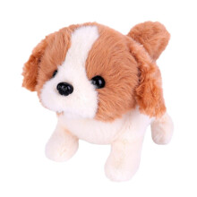 Electronic Plush Dog Robot Toy Walk Bark Wag Tail Kids Gift Beagle