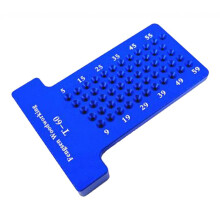 Woodworking Scriber T-type Ruler Hole Carpenter Marking Tool T60 Blue