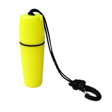 Scuba Diving Snorkeling Kayak Waterproof Container Bottle with Hook Ye