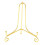 Iron Display Easel China Bowl Plate Tabletop Display Rack Holder Gold 1