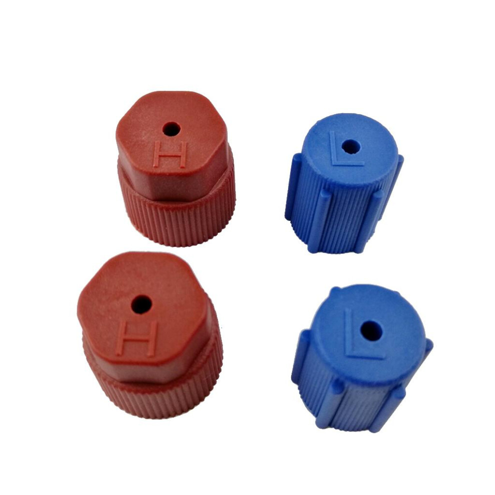 Ac Charging Port R134a Side Air Conditioner Cap 13Mm & 16Mm Blue/Brown 6902696113191
