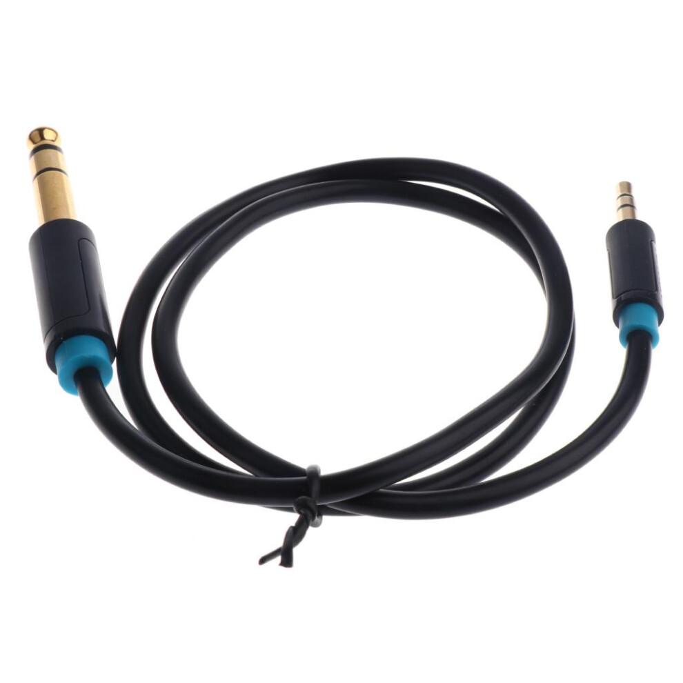 3.5Mm To 6.5/6.35Mm Adapter Aux Cable Male To Male Fr Mixer Amplifier 6902696592897