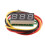 0.28Inch 3 Wire LED DC 0-100V Voltmeter Digital Voltage Meter Tester R 2