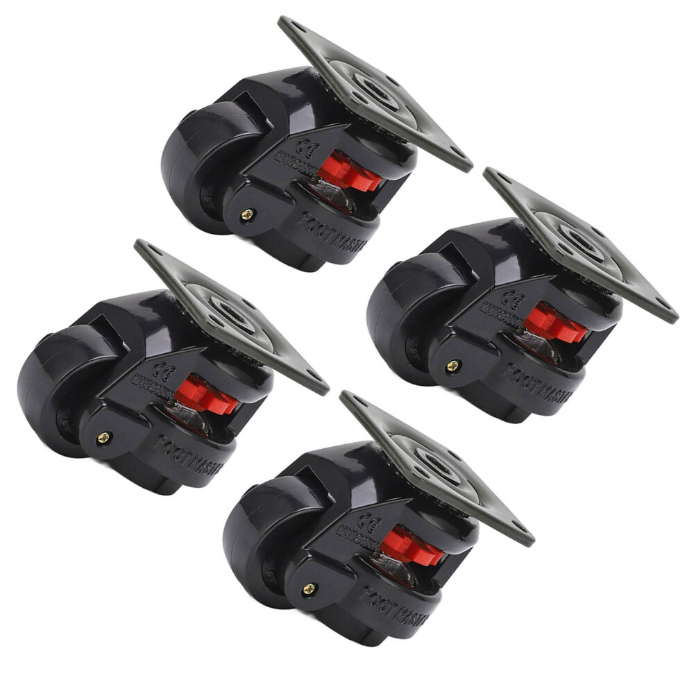 4 Pack Heavy Duty Leveling Caster Wheels Gdâ60F For Machinery, Durable Metal Construction, Easy Installation 9174973426547
