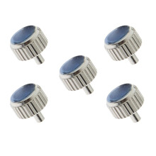 5PCS Watch Spare Parts Steel Flat End Long Pipe 5mm