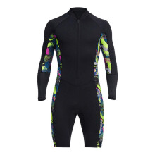 Men 1.5mm Wetsuit Shorty Shorts Front Zip for Cold Water Surfing Adult