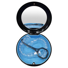 Compact Retainer Case with Mirror with Aligner Remover Tool Mouth Guar