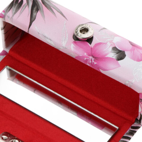 Leather Lipstick Lip Gloss Case Storage Box Makeup Balm Holder with Mi 2