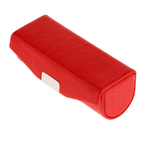 Leather Lipstick Lip Gloss Case Storage Box Makeup Holder with Mirror 1
