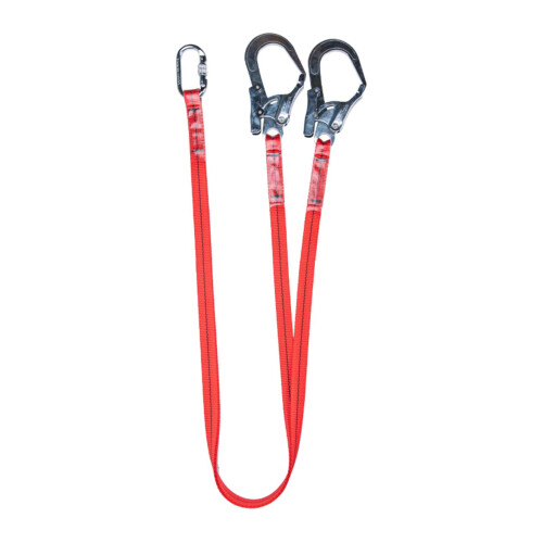 Protective Safety Harness Lanyard Construction Arborist 2pcs Big Hook